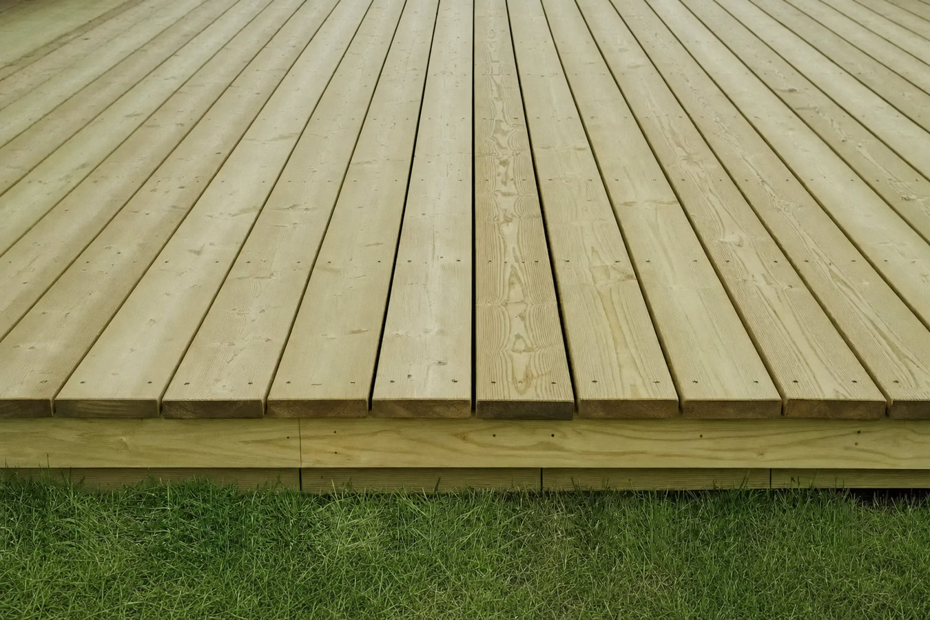 Pressure-treated wood deck construction in Palm Beach Gardens, FL
