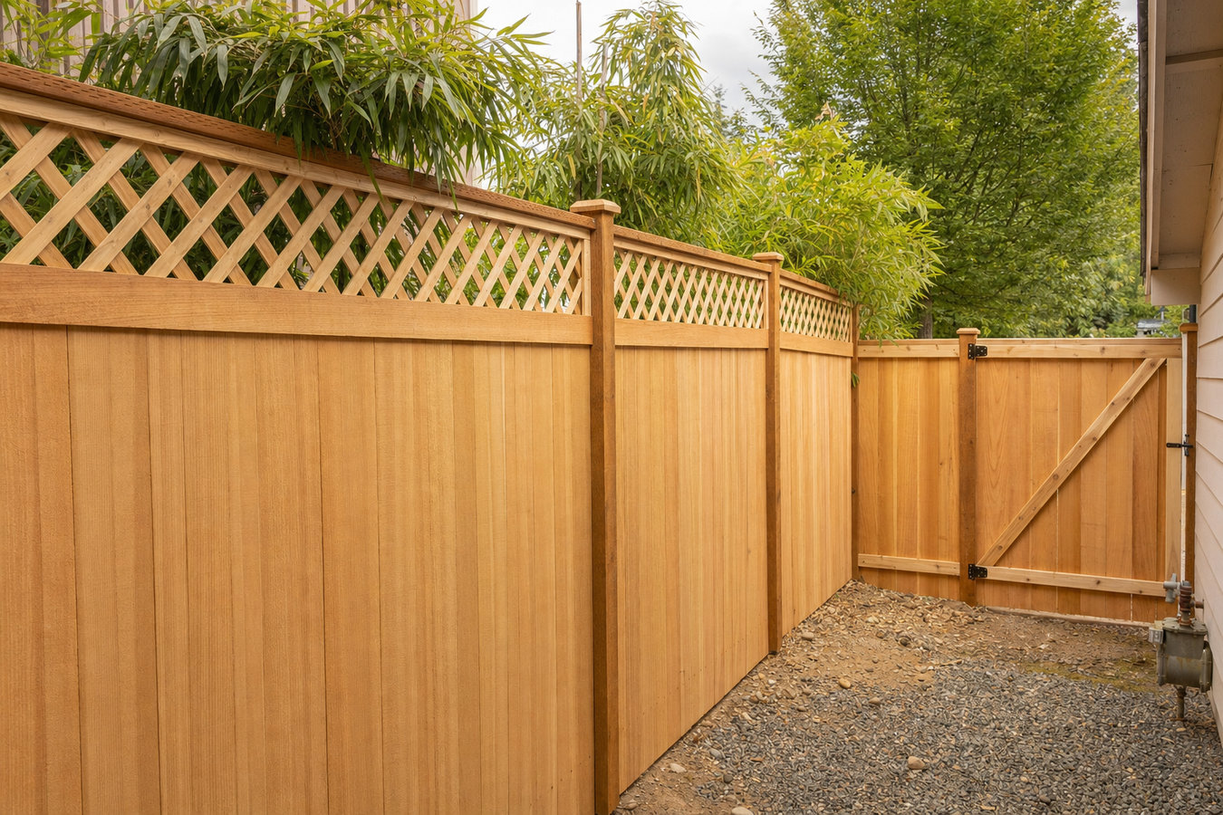 Wood and privacy fence installation in Palm Beach Gardens, FL